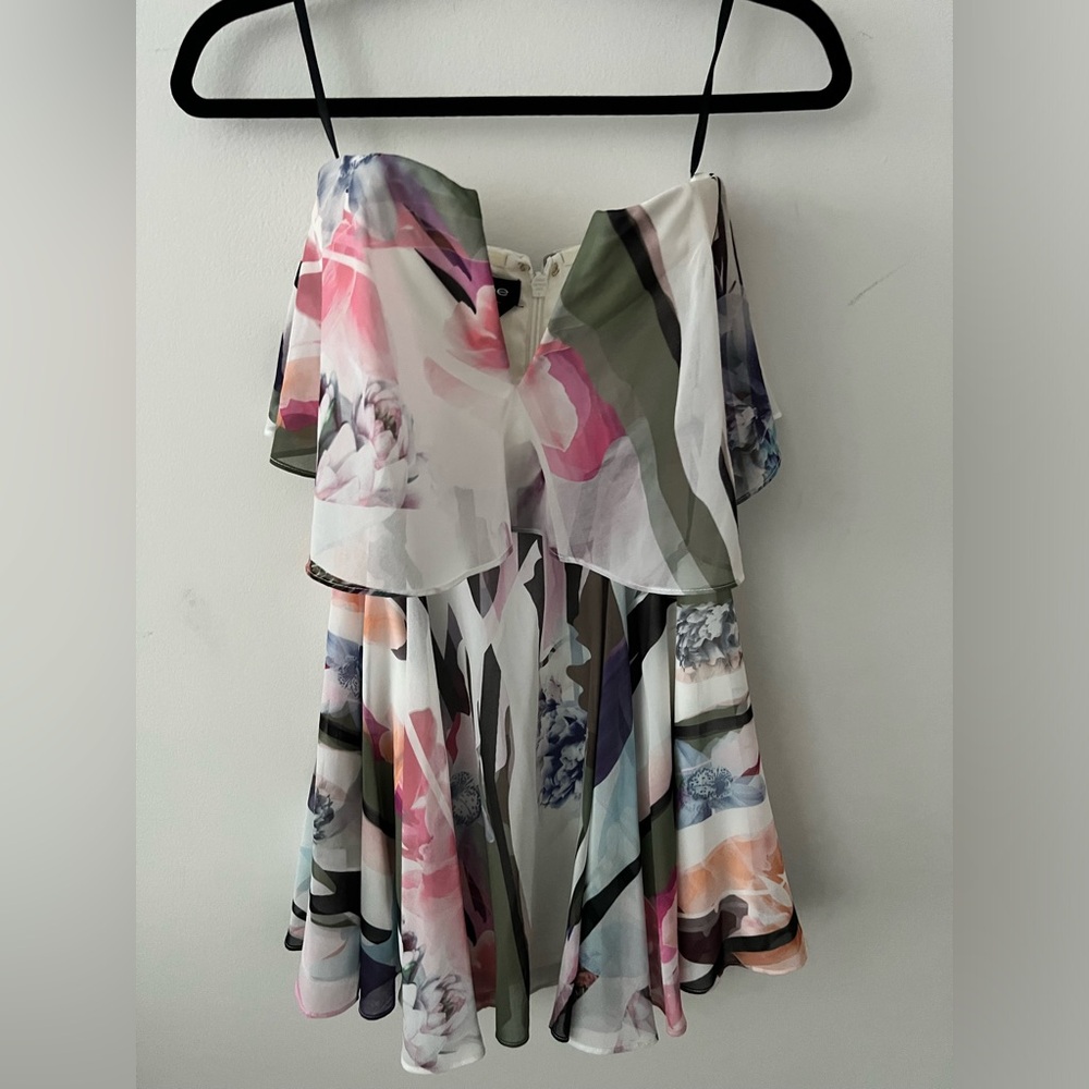 BEBE STRAPLESS DRESS